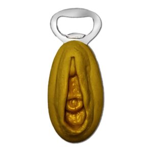 Abridor Forma de Vagina Dorado