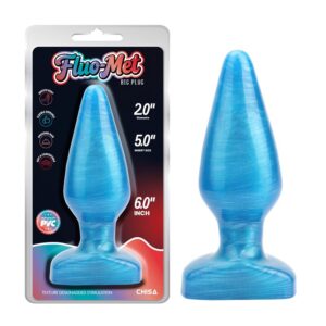 Big Plug Plug Anal Azul 6 - 15.5 cm