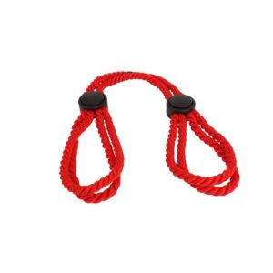 Esposas de Algodón Rojo Ajustables