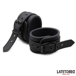 Esposas Neopreno Ajustables Negro